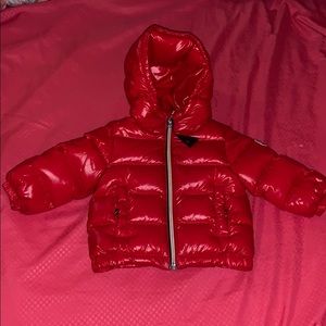 Red Moncler 6-9 Months